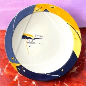 Bernardaud Limoges France Nil Trianne Signed & Numbered Collectible Plate 11.5”